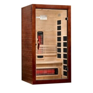 Dynamic Santorini 1-2 Person Full Spectrum Near Zero EMF Infrared Sauna