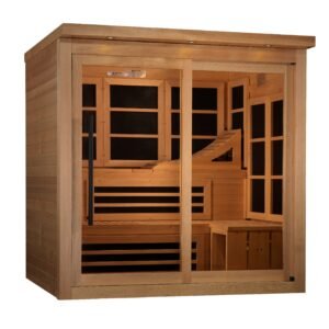 Golden Designs 6 Person Near Zero EMF Infrared Sauna