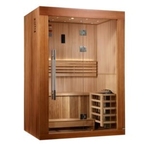 Golden Designs Updated Sundsvall 2 Person Traditional Sauna