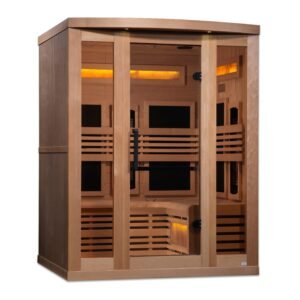 Golden Designs Reserve 3 Person Full Spectrum Near Zero EMF Infrared Sauna