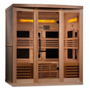 Golden Designs Reserve 6 Person Full Spectrum Near Zero EMF Infrared Sauna