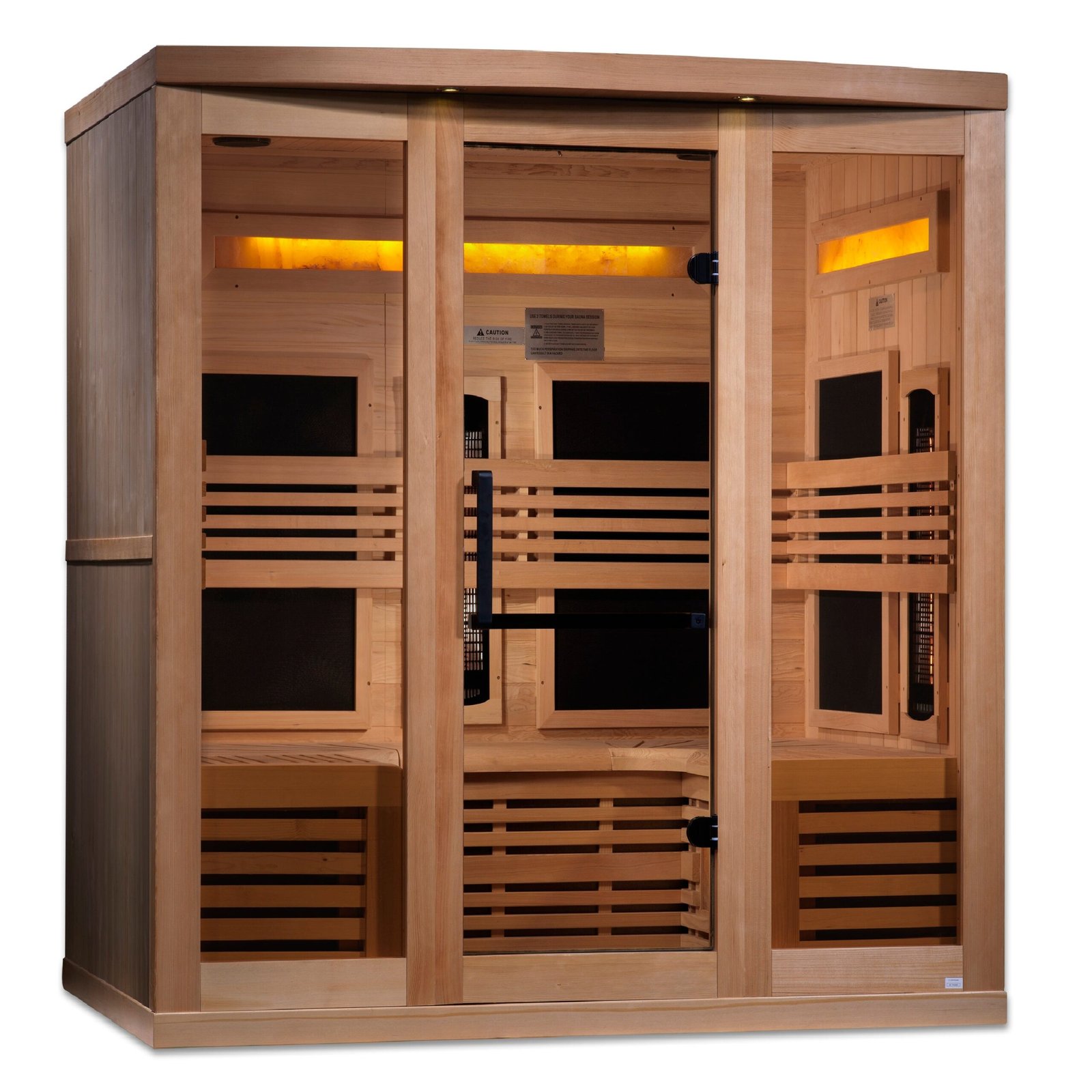 Golden Designs Reserve 6 Person Full Spectrum Near Zero EMF Infrared Sauna