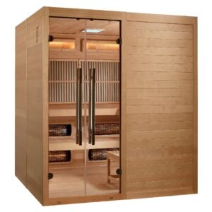 Golden Designs Toledo 6 Person Full Spectrum Hybrid Traditional Sauna