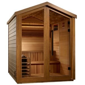 Golden Designs Kaarina 6 Person Outdoor Traditional Sauna