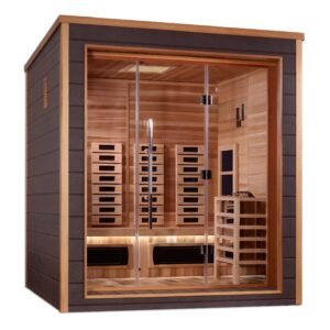 Golden Designs Visby 3 Person Full Spectrum Hybrid Sauna