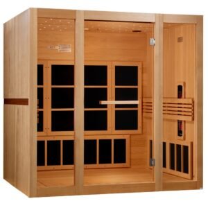 Golden Designs Catalonia 8 Person Full Spectrum Near Zero EMF Infrared Sauna