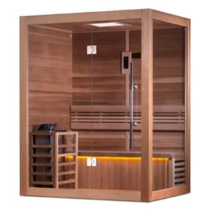 Golden Designs Hanko 2 Person Indoor Traditional Sauna