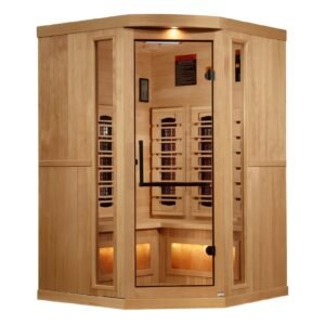 Golden Designs Reserve Corner 3 Person Full Spectrum Infrared Sauna