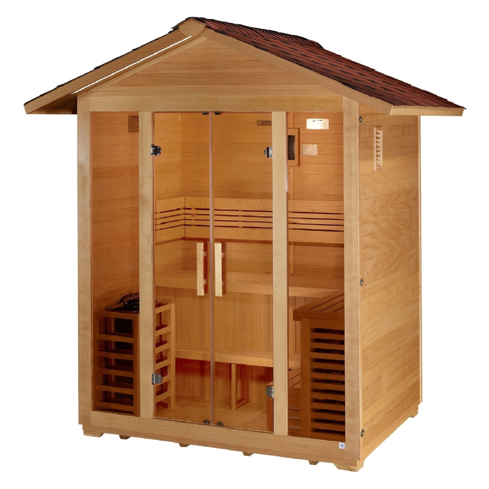 Golden Designs Vorarlberg 5 Person Outdoor Traditional Sauna - Image 5