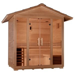 Golden Designs Vorarlberg 5 Person Outdoor Traditional Sauna
