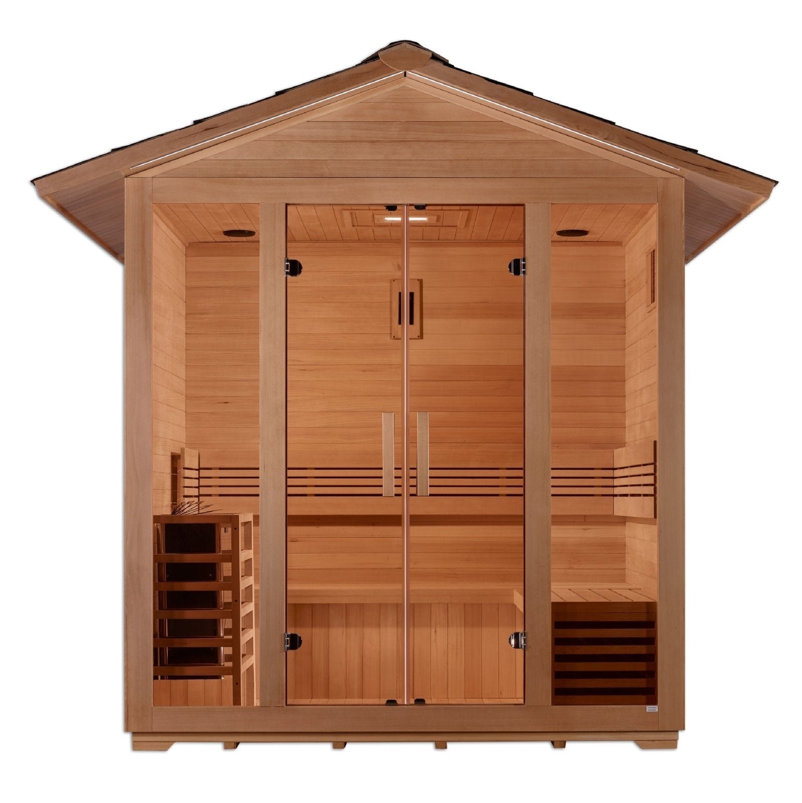 Golden Designs Vorarlberg 5 Person Outdoor Traditional Sauna - Image 2
