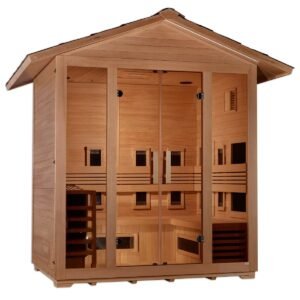 Golden Designs Gargellen 5 Person Outdoor Hybrid Sauna