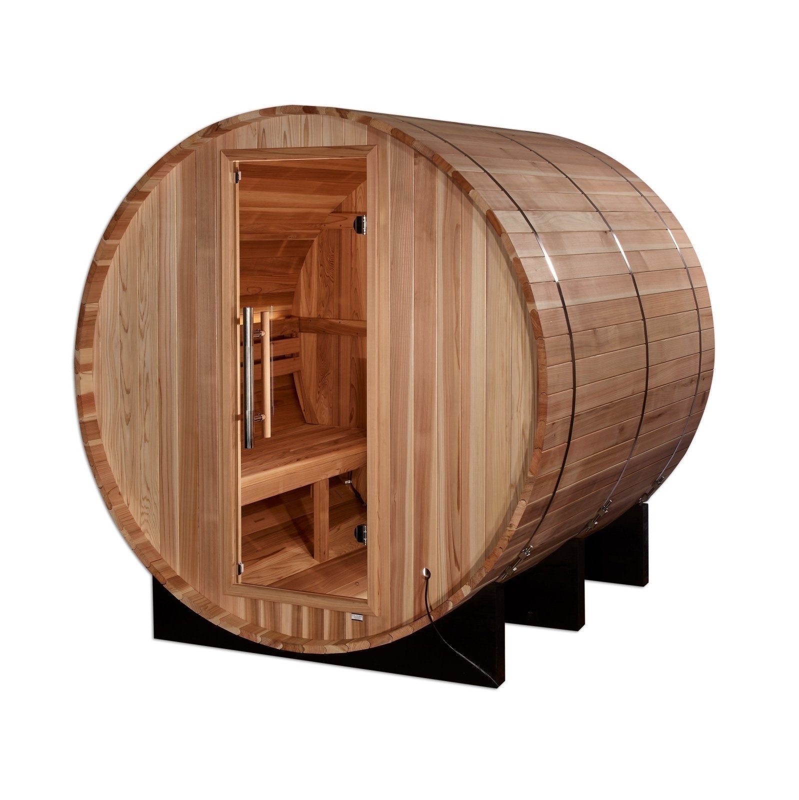 Golden Designs Arosa 4 Person Traditional Barrel Sauna - Image 4