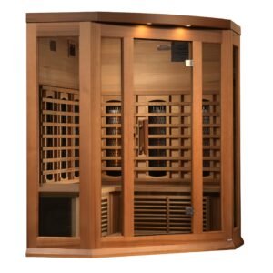 Maxxus M356 3-Person Full Spectrum Infrared Sauna - Canadian Red Cedar - main view